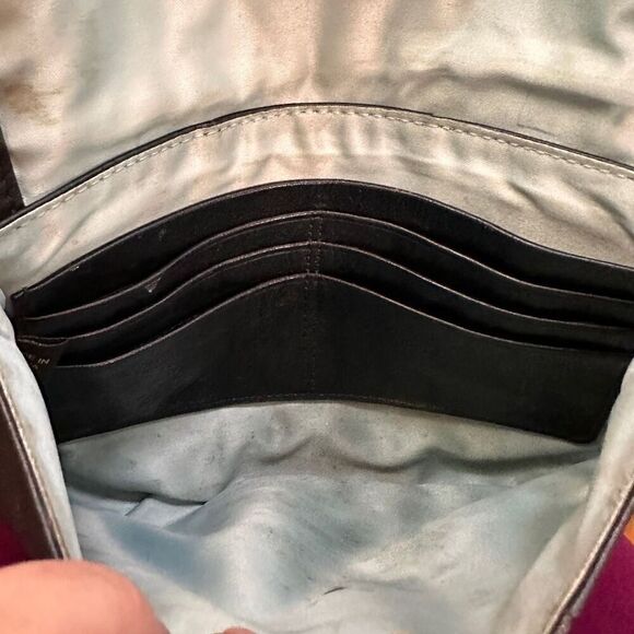 Coach black leather crossbody - Picture 9 of 10